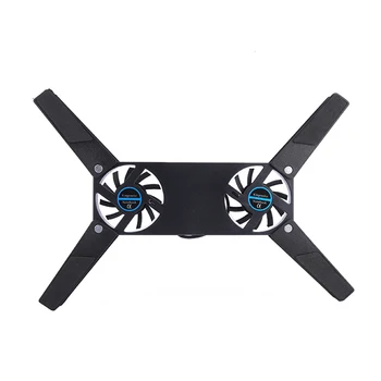 

Foldable Laptop Desk Support Notebook Stand Holder with Dual Cooling Fans