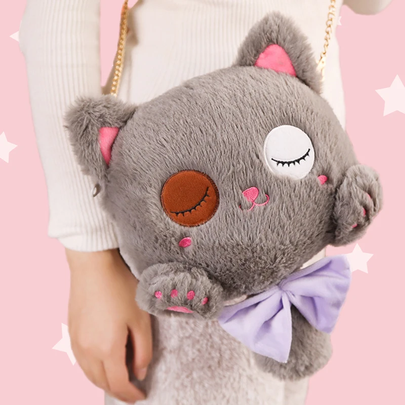 cat plush backpack