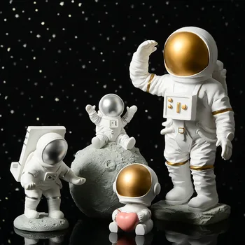 

Creative resin space astronaut model children's gift toy mini astronaut model