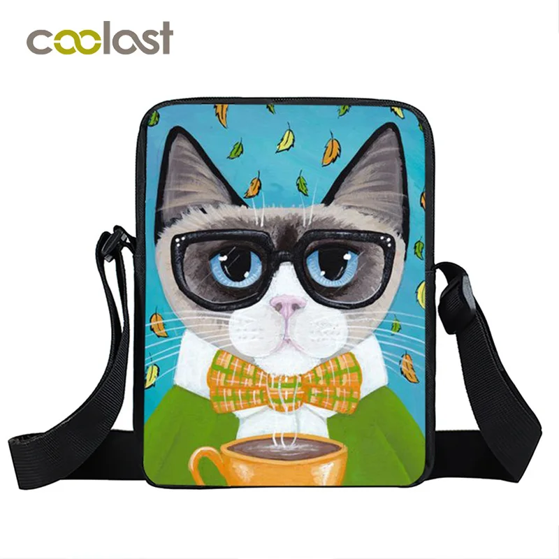 Sac Bandoulière Enfant Modèle Chat - Personnalisable Avec Prénom - Noir - Réf. 101 - Neuf