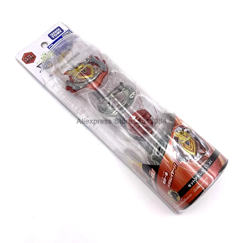 Оригинальная игрушка TAKARA TOMY Beyblade металлический набор B105 для начинающих с