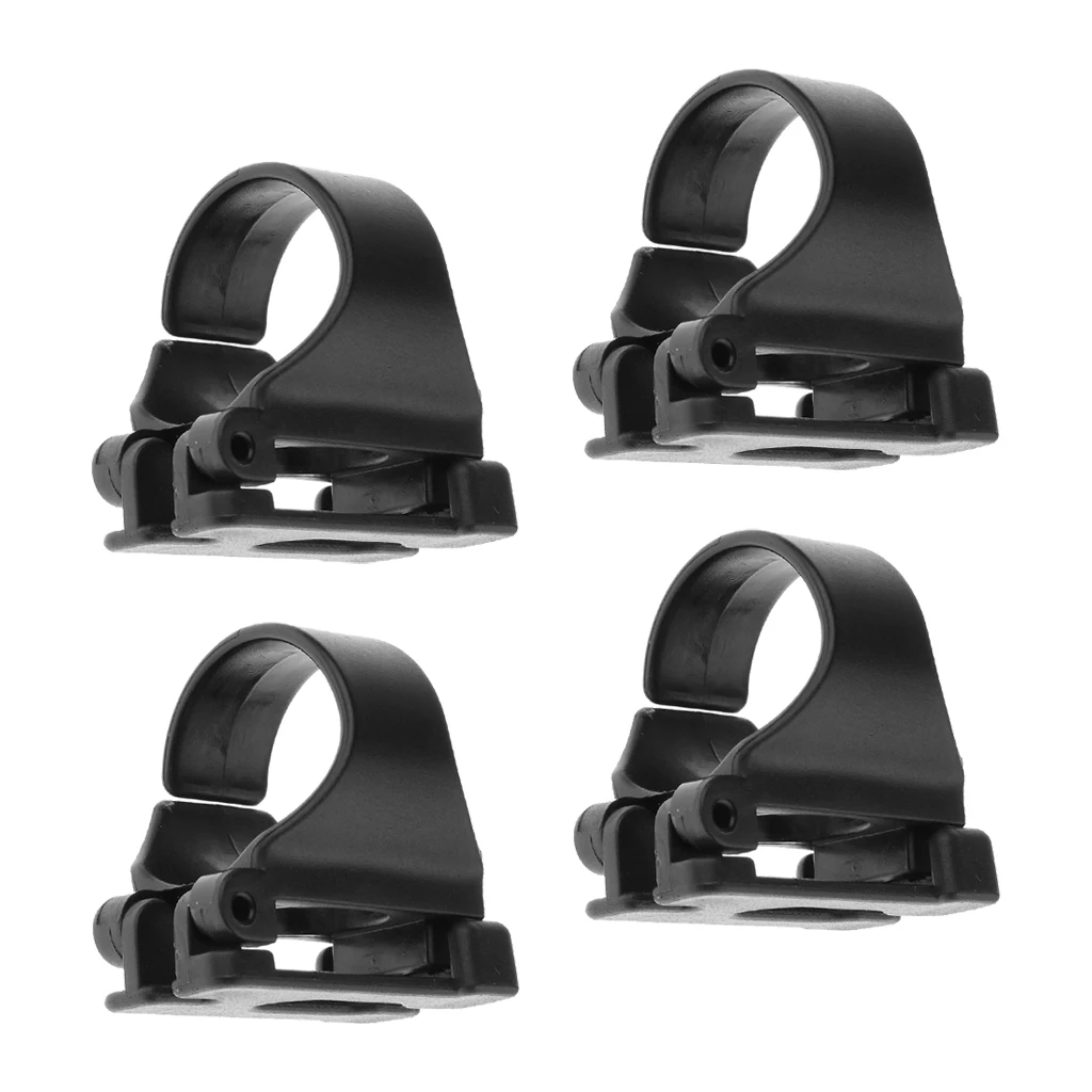 4pcs Dive Snorkel Clip Breath Tube Holder Clamp Diving Mask Retainer Keeper