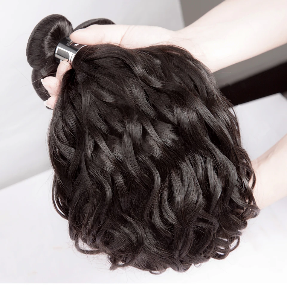 [HJ Weave beauty] волосы OneCut "-30" P перуанская Волна Пучки Волос Virgin Необработанные Волосы для наращивания натуральный цвет