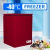 100L freezer fridge Commercial Large Capacity Ultra-low Temperature Freezer Quick Freezer 200W Direct Cooling Freezer Household 1