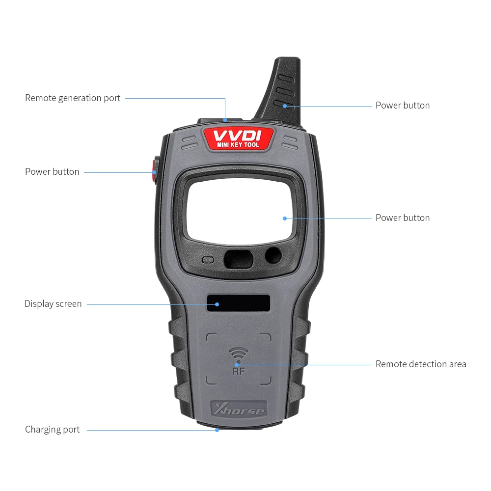 OBD2 Xhorse VVDI мини ключ инструмент удаленный ключ программист Поддержка IOS и Android VVDI ключ инструмент для глобальной всех автомобилей