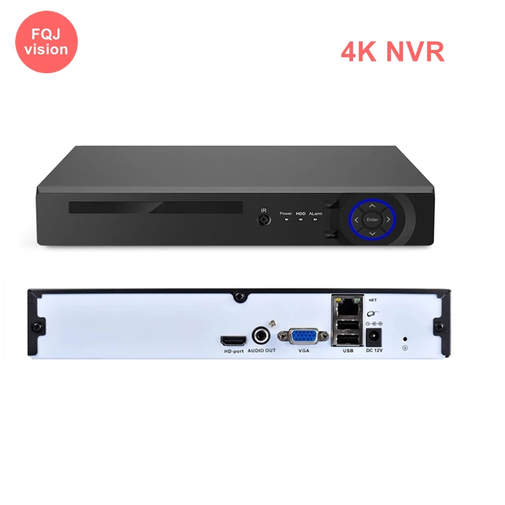 IP-камера H.265 16 каналов 32 канала 8 Мп сетевой видеорегистратор NVR ONVIF 4K XMEYE P2P для