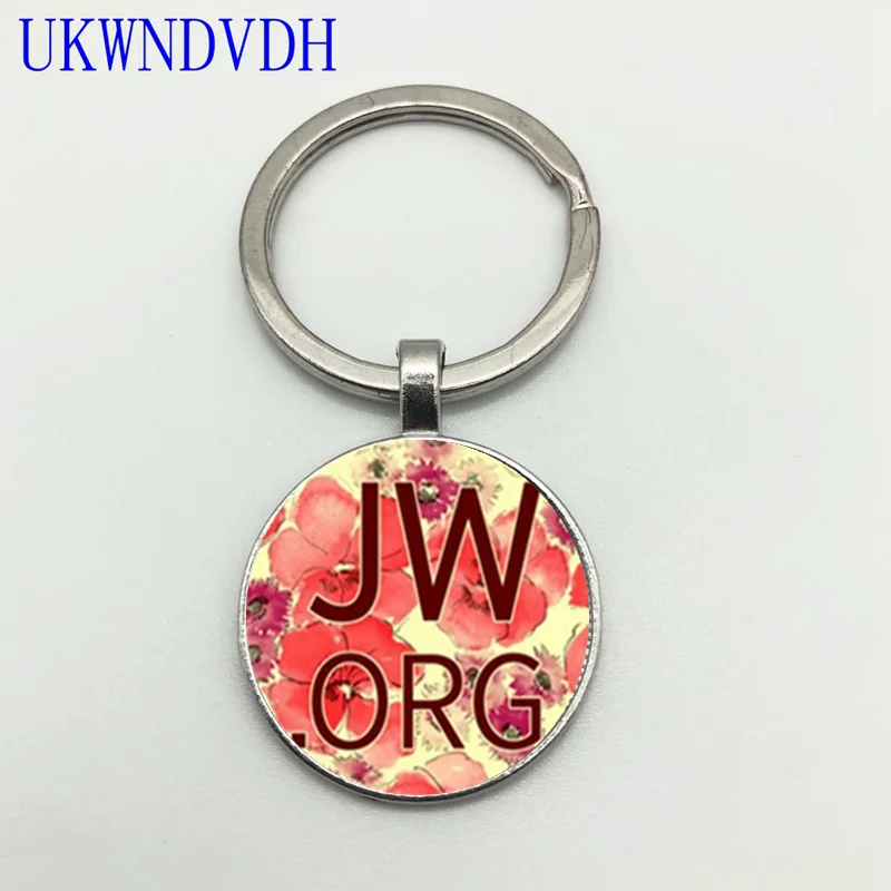 Новинка 2019 модный стеклянный брелок с кабошоном JW мужская и женская мода