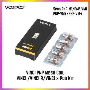 

5PCS/Pack Original Voopoo pnp Replacement Vape Coil Head 0.45Ohm pnp-M1 0.3Ohm pnp-VM1 0.6Ohm pnp-VM4 For Vinci Vinci X Vinci R