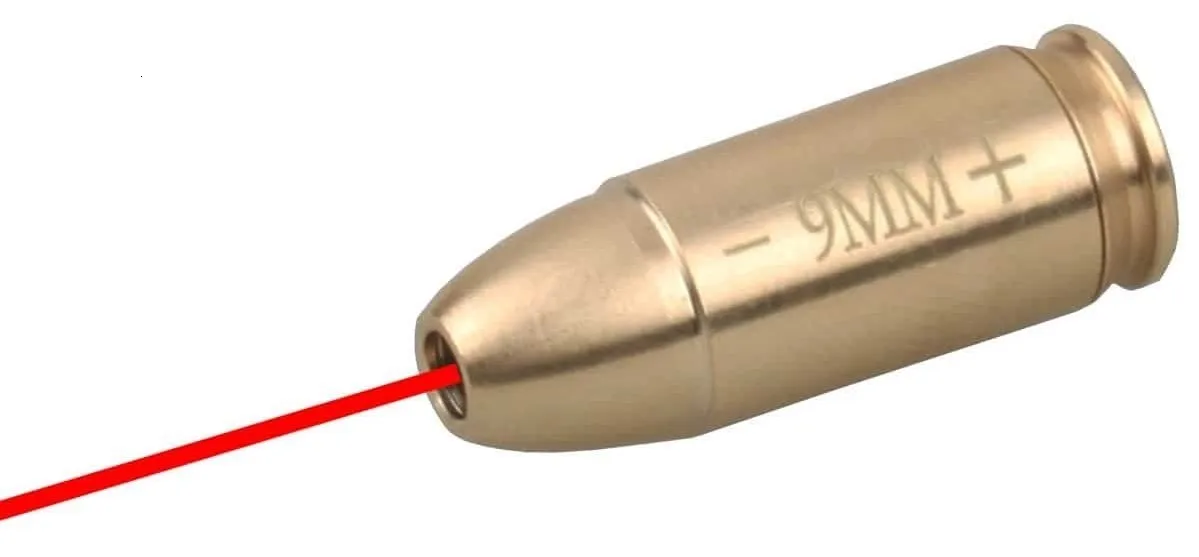 Векторная оптика 9 мм Картридж красный лазерный Диаметр Boresighter коллиматор латунь подходит 9x19 мм пистолетные винтовки