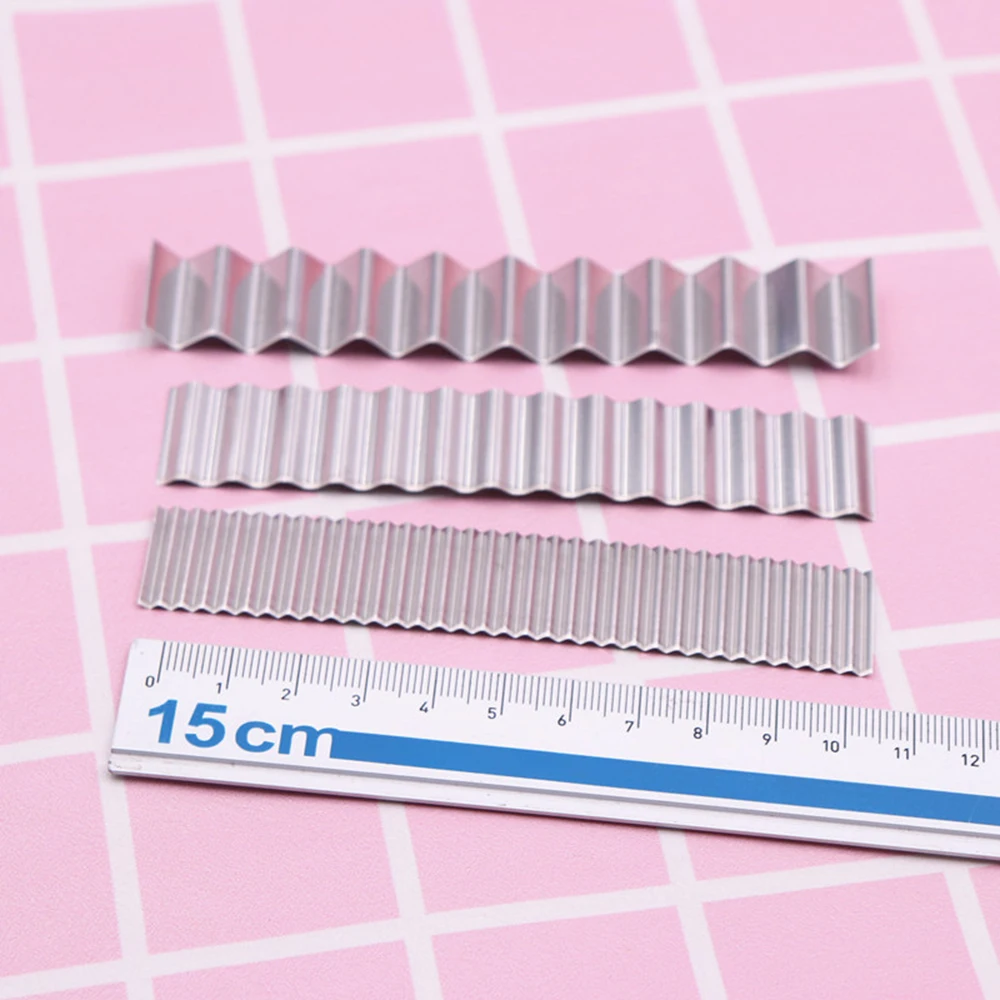3Pcs/Set 11cm/3.4" Silver Stainless Steel Clay Cutter Pottery Flexible Wavy Blade Ceramic Tools DIY Craft Art Sculpting Tools