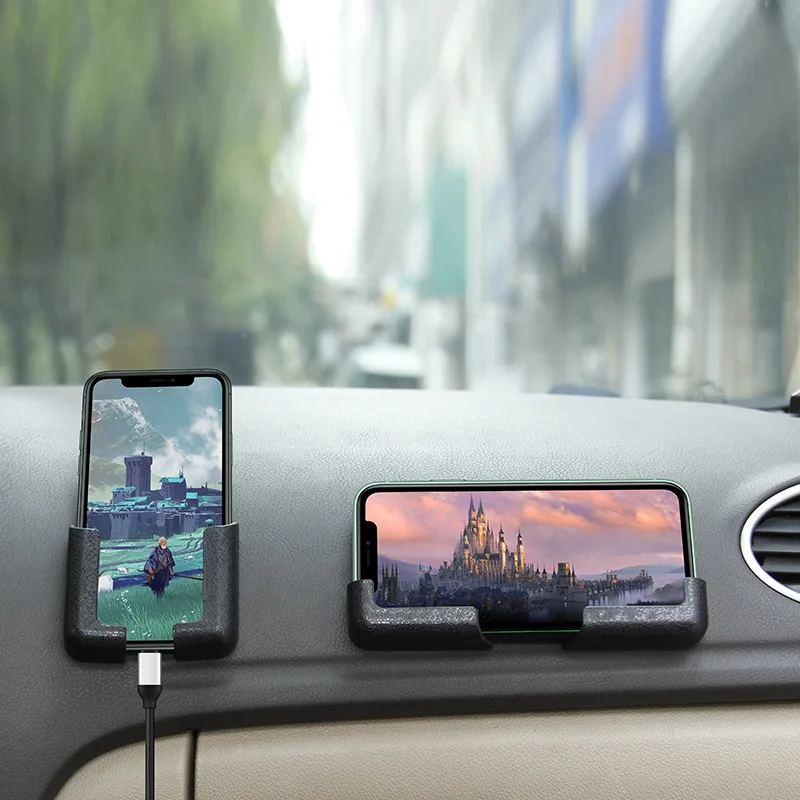 

Car Accessory center Pasted Phone Holder Adjustable Width Car Navigation Holder