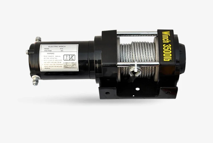 12V24V ATV Motor 3000LB 3500LB Electric Winch Wire Rope Recycling Winch Traction Cable Traction Kit Outdoor Cross Country Crane