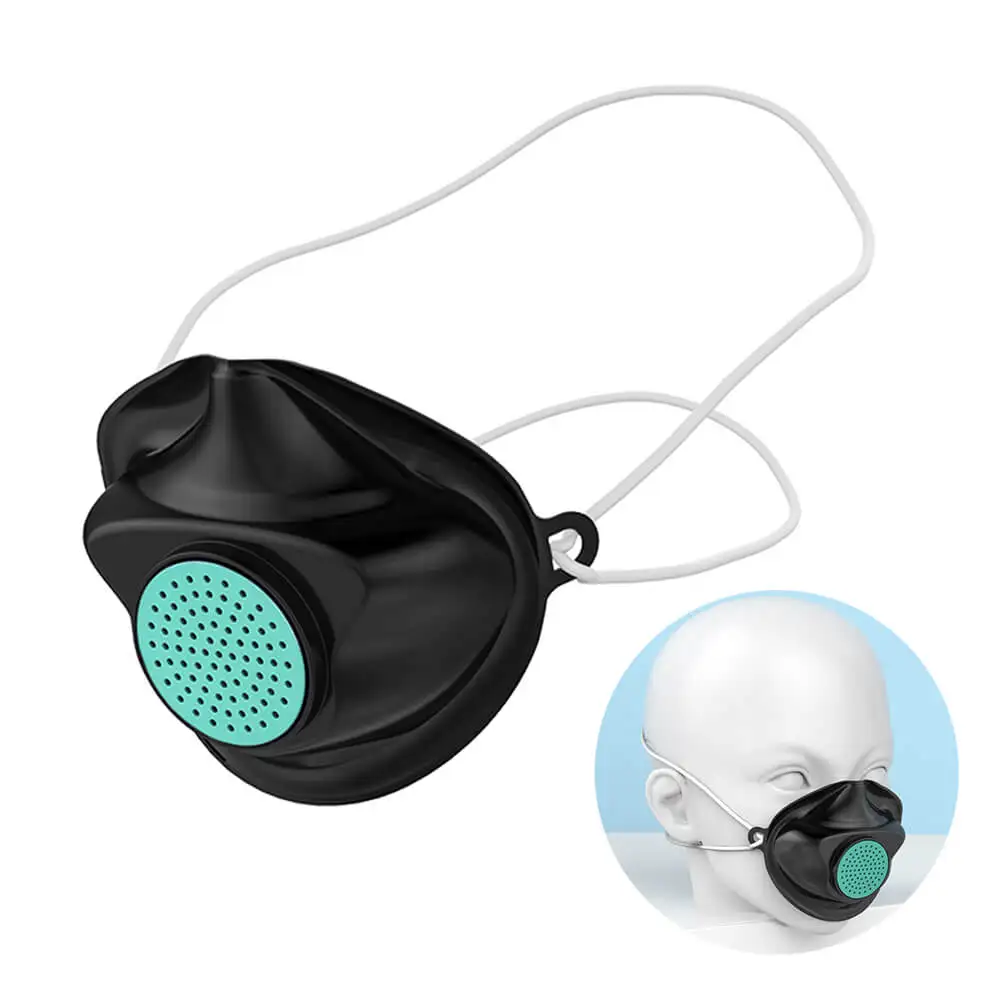 

Anti Pollution Safety Mouth Mask Anti Dust Respirator Filter Reusable Face Masks Adult Breathable Mouth Muffle Health Protect 3D