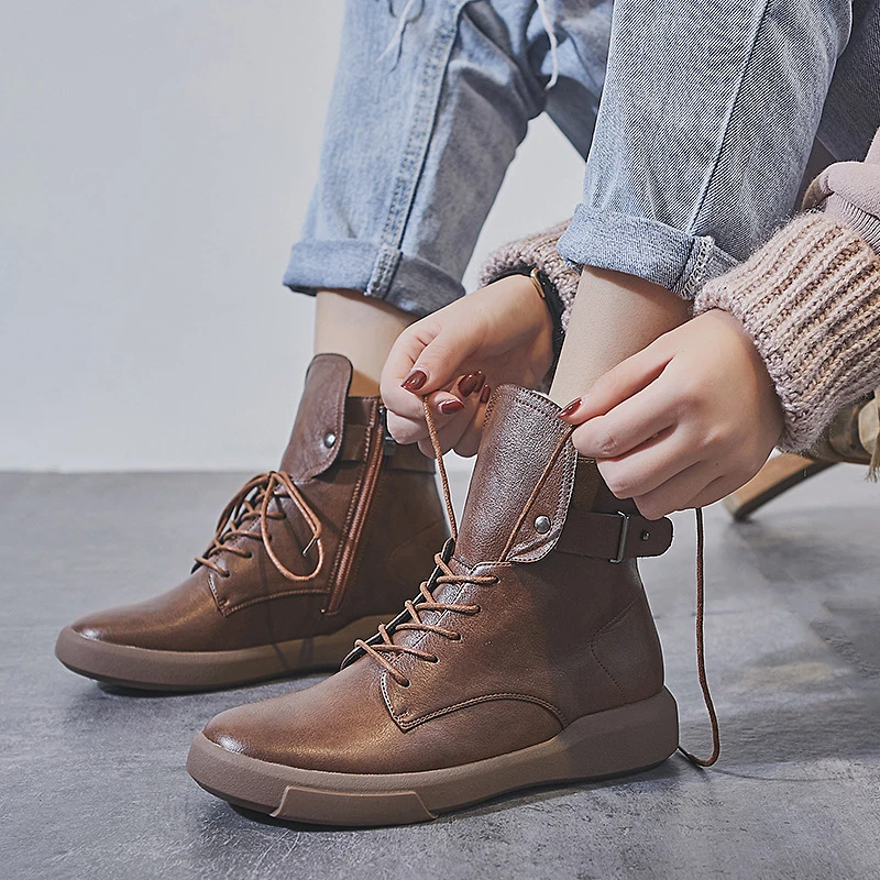 womens black casual boots