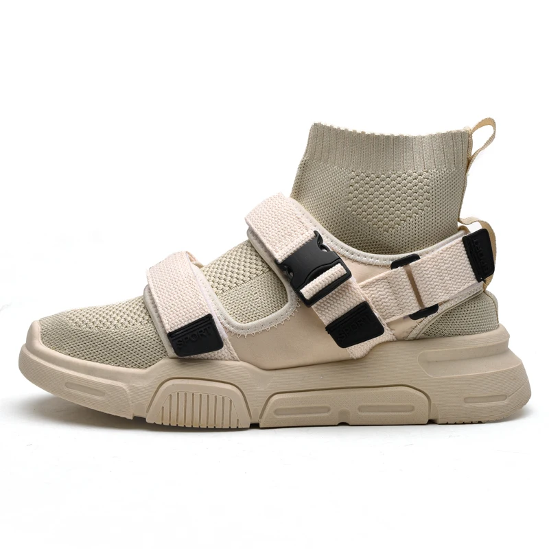 

Breathable shoes new flying woven high-top basketball shoes basketball shoes