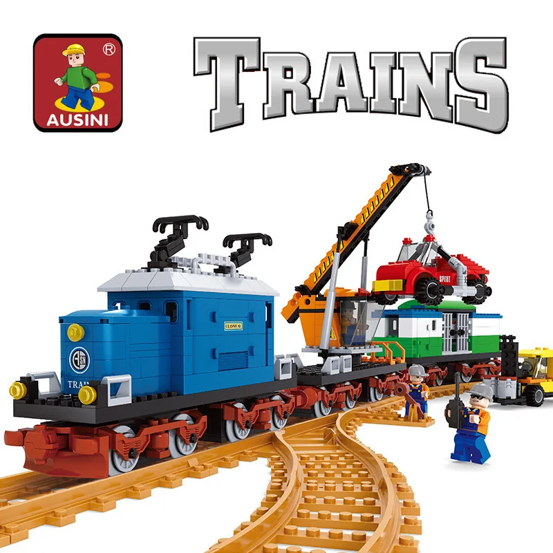 

A Model Compatible with A25709 724pcs Vintage Train Models Building Kits Blocks Toys Hobby Hobbies For Boys Girls