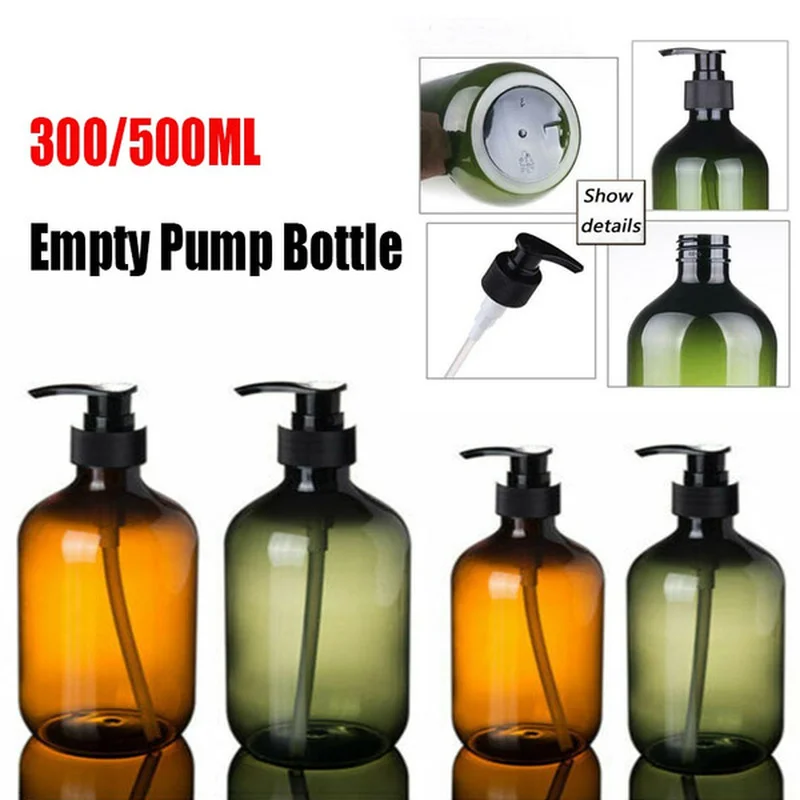 Soap dispenser 300/500 ml bathroom soap dispensers amber shampoo air lotion container press foam pump bottle for bath soap gel and cosmetics soap dispenser bottle foaming soap dispenser refillable plastic bottles foam pump bottle
