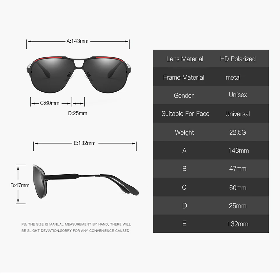 ELITERA фирменный дизайн мужские поляризованные солнцезащитные очки металлические мужские солнцезащитные очки для вождения квадратные Оттенки UV400 Мужские очки