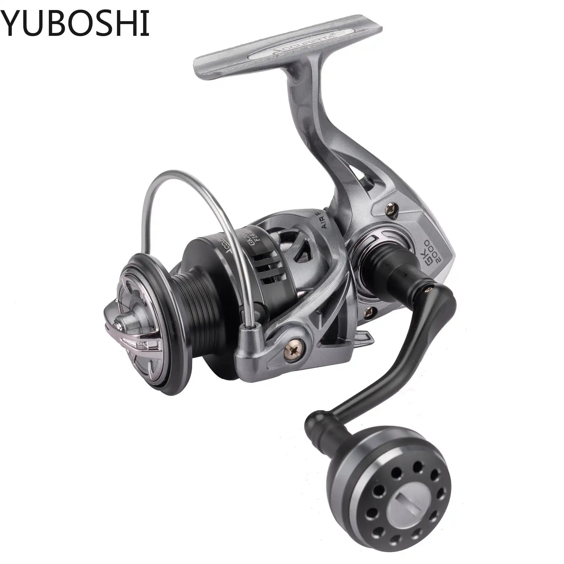 Yuboshi 8キロドラッグ鯉釣りリール5 2 1ギア比金属スプール事前ロードスピニングリール釣りタックル Fishing Reels Aliexpress