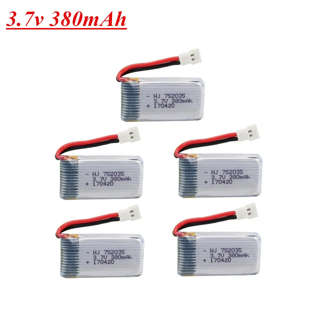 Аккумулятор Lipo для Hubsan X4 H107 H107L H107D JD385 JD388 радиоуправляемого вертолета дрона 752035 3 7