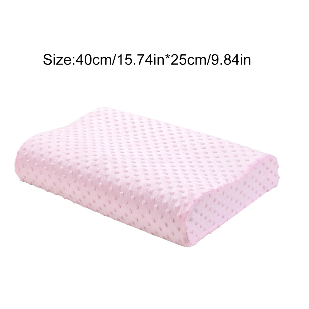 DIDIHOU 3 цвета Memory Foam подушка ортопедические подушки латексная подушка для шеи волокно медленный отскок мягкая подушка Массажер для поддержания здоровья шейки матки - Цвет: pink 40x25cm