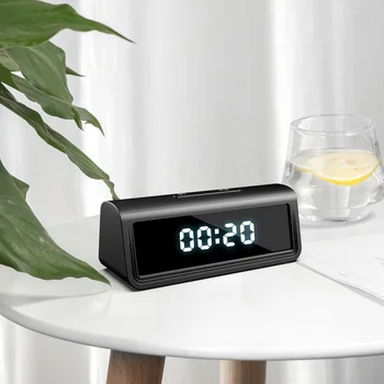 

4K Clock Camera Wireless WIFI Micro Cam IR Night View Alarm Camcorder Digital Clock Video Mini Camera DVR Hidden TF Card