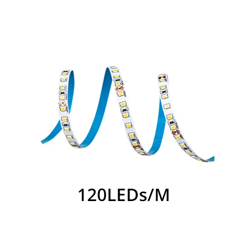 Светодиодный светильник 2835SMD DC12V/24 V светодиодный светильник для украшения дома в спальню освещение кухонного шкафа гибкий светодиодный светильник для шкафа - Цвет: 120LED per M