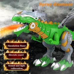 Dinosaure à jet électrique pour enfants, jouet pour garçons, son et lumière, respirant, guerre mécanique, dragon, modèle de dinosaure 