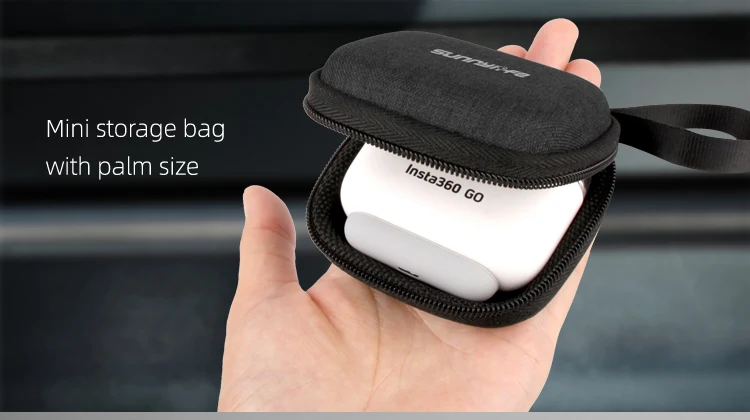 Зарядная коробка, сумка для хранения, сумка, мягкий чехол для переноски, устойчивый к царапинам, нейлоновая защитная коробка для Insta360 Go