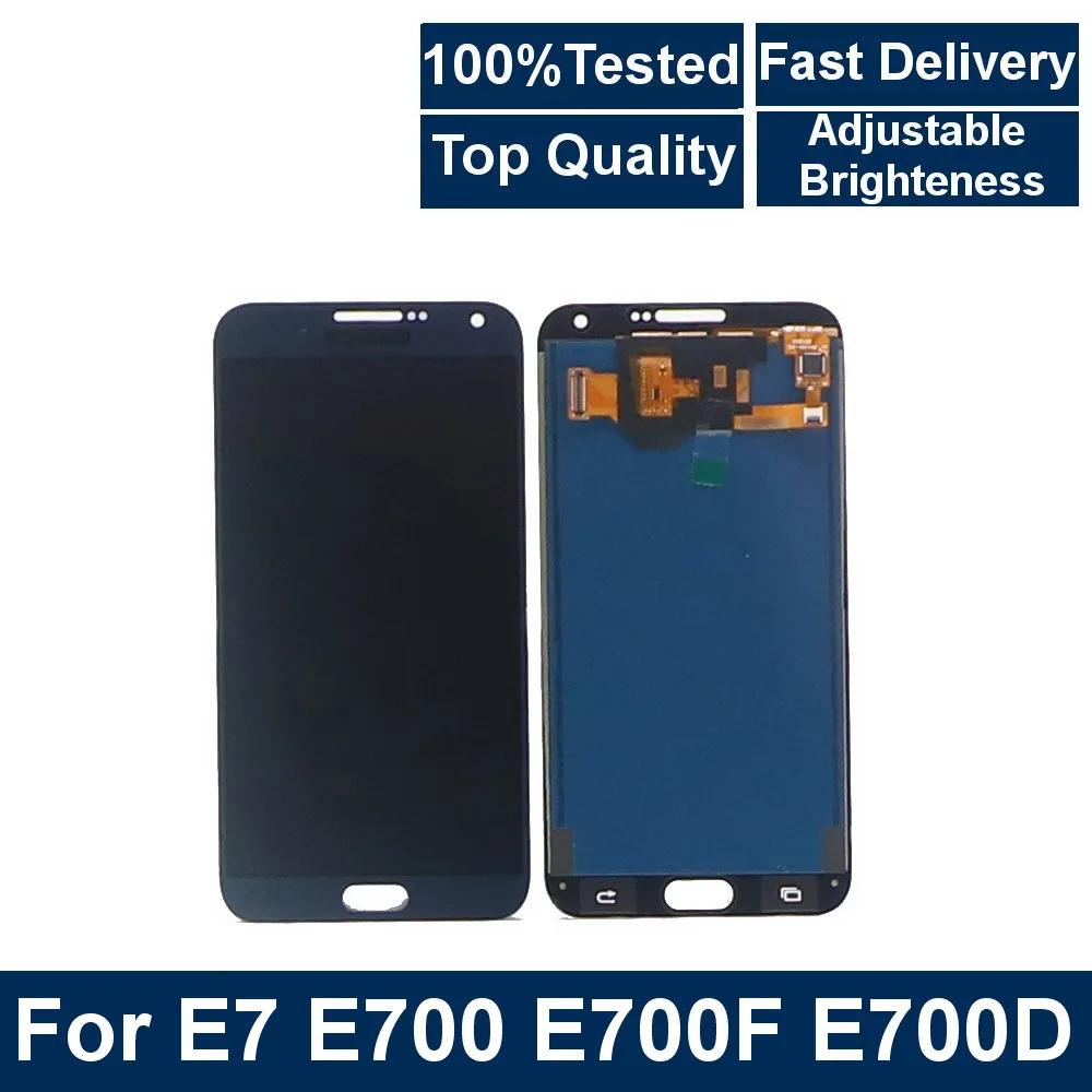 

Suitable for SAMSUNG Galaxy E7 E700 E700F E700H Mobile phone LCD Display Touch Screen Digitizer Assembly With brightness control
