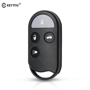 

KEYYOU 50pcs 4 Button Remote Car Key Keyless Entry Fob Shell Case For Nissan Maxima GLE GXE SE GLE-E Sedan 4-Door 1996-1999 Auto