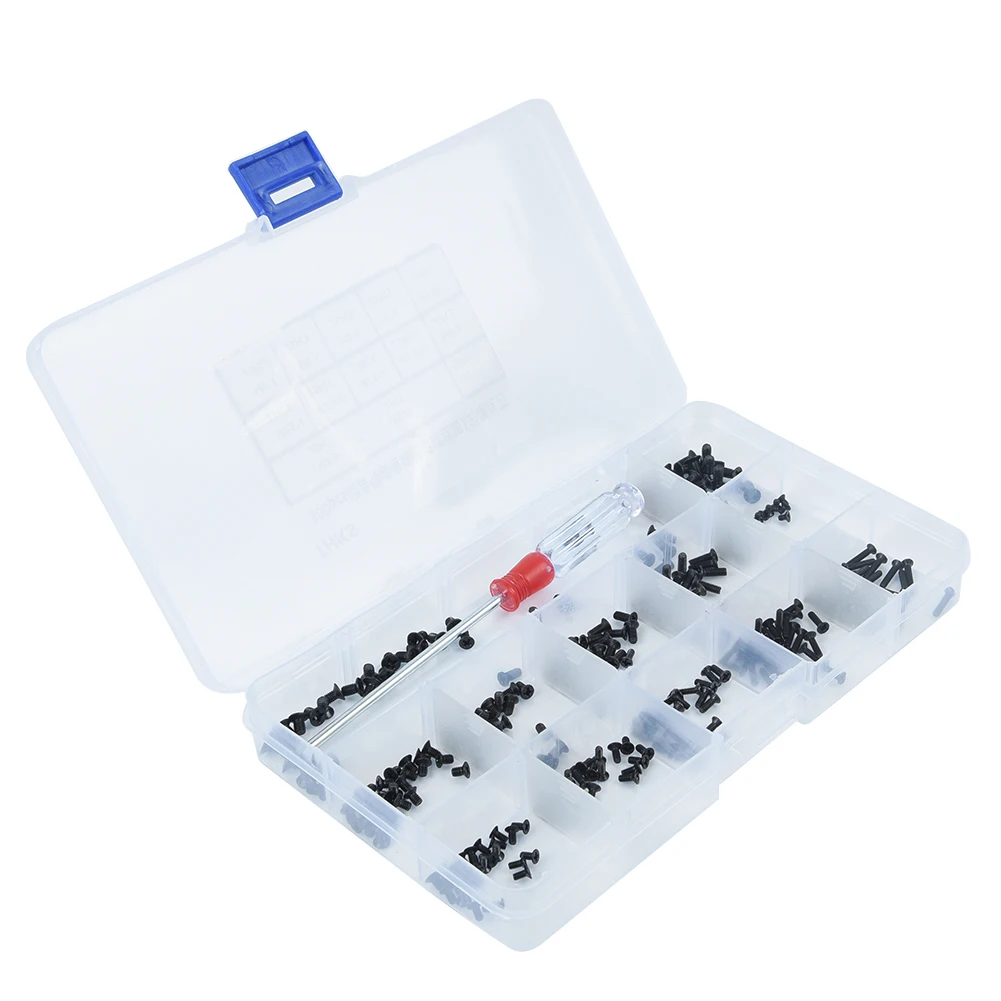 220pcs M2 M2.5 Laptop Screw Computer Mechanical Assortment Repair Tool Kit Digital Mechanical Screw Kit