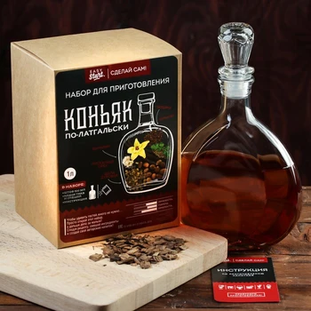 

Set for making a drink "Latgalian Cognac", bottle of 500 ml, spices, instructions