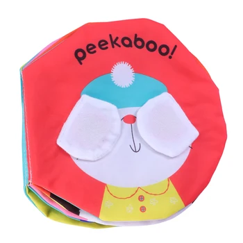 

NICEXMAS 1pcs 3D Creative Toy Educational Mouse Printing Cloth Book Cute Cloth Books Learning Books for Baby Infant Newborn