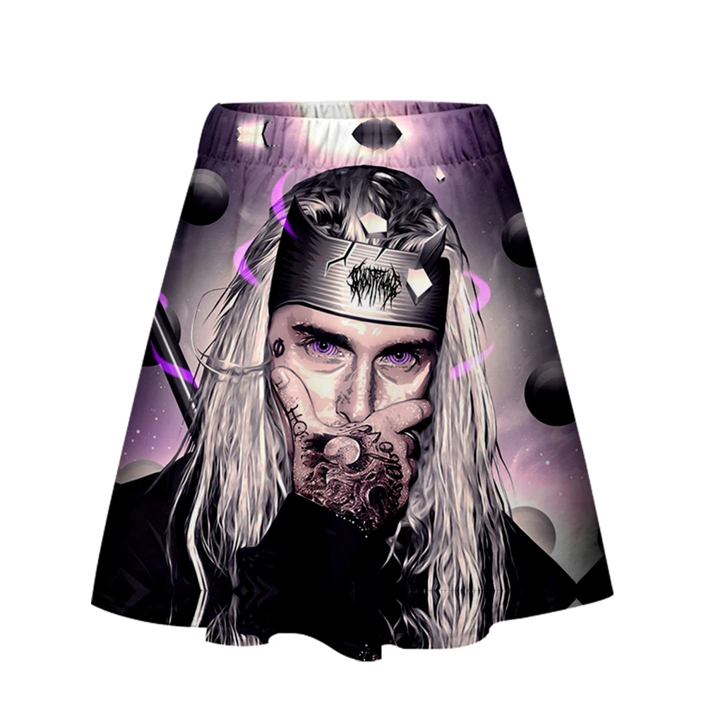 Ghostemane юбка Harajuku Повседневная стиль Harajuku поп юбка новая сексуальная Kpops Женская Повседневная Ghostemane юбки уличная одежда