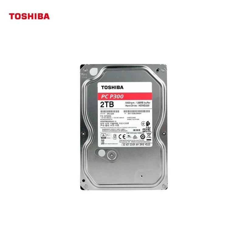 P300 3TB 7200rpm Desktop HDD Toshiba P300 3TB Internal Hard Drive