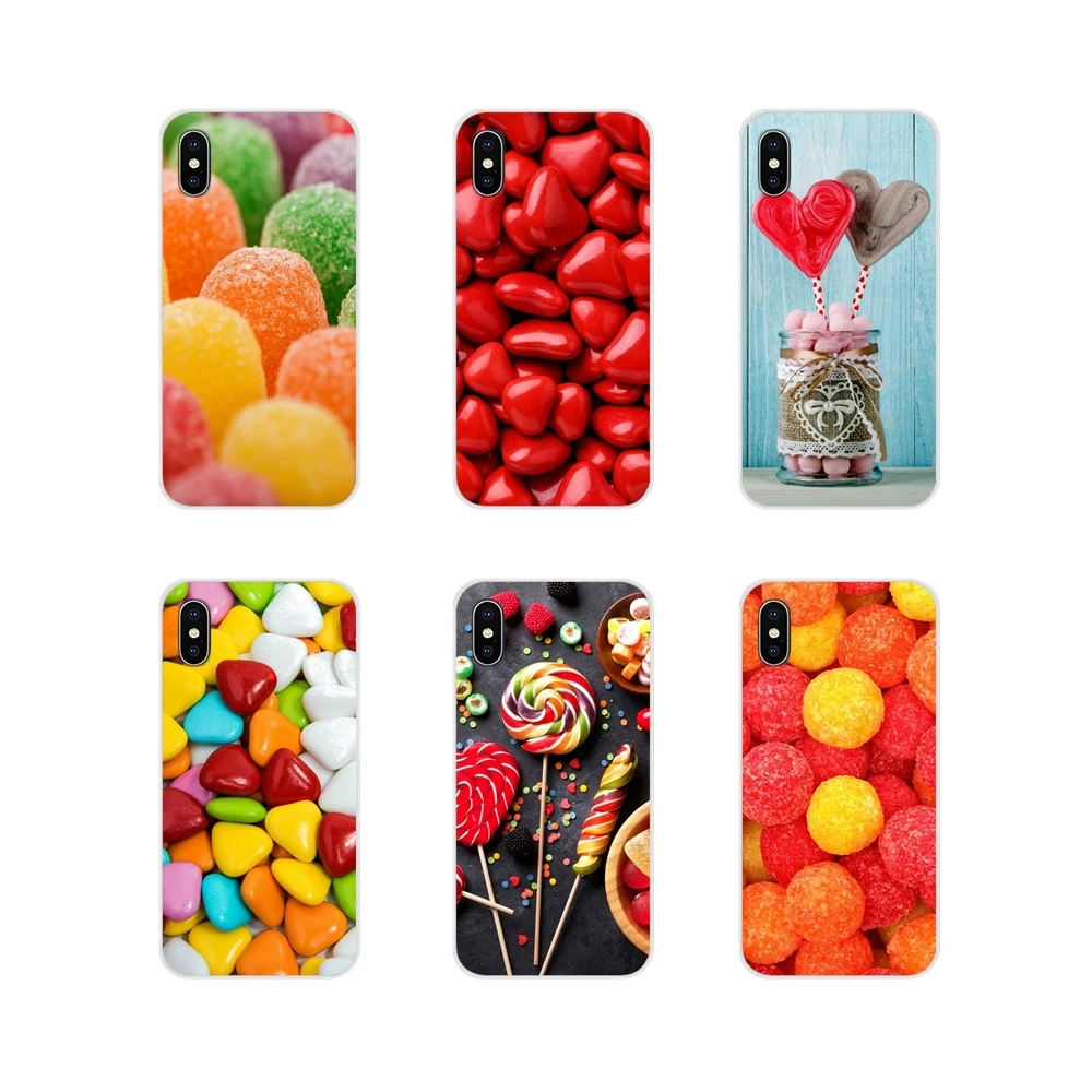 Rainbow Candy Pattern For LG G3 G4 Mini G5 G6 G7 Q6 Q7 Q8 Q9 V10 V20 V30 X Power 2 3 K10 K4 K8 2017 TPU Transparent Shell Covers | Мобильные