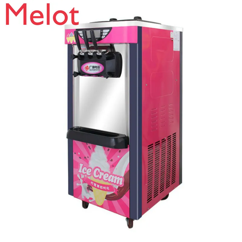 

New Ice Cream Machine Commercial Automatic Sundae Machine Three-Color Cold Drinks Shop Machine