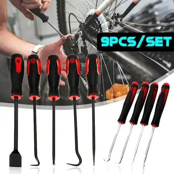 

Autoleader 9Pcs Scraper Pick Hook Tool Set O Ring Gasket Puller Seal Remover Car Auto Repair Tool Chrome Vanadium Steel