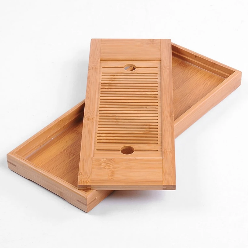  Solid Wood Tea Tray Drainage Water Storage Kung Fu Tea Set Drawer Tea Room Board Table Chinese Tea 