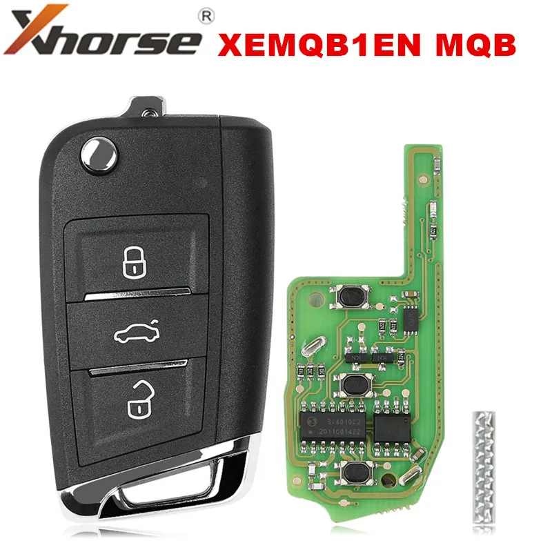 Супер удаленный ключ XHORSE XEMQB1EN MQB 3 кнопки встроенный супер чип английская версия| |
