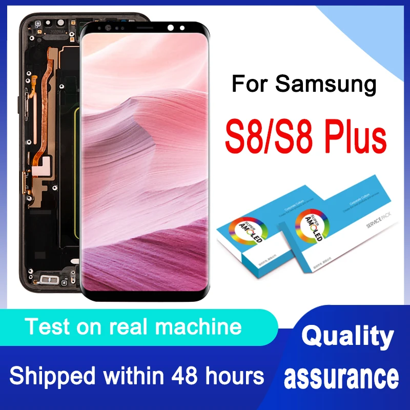 Оригинальный ЖК-дисплей Super AMOLED S8 для Samsung Galaxy G950 G950F дисплей Plus G955 G955F сенсорный