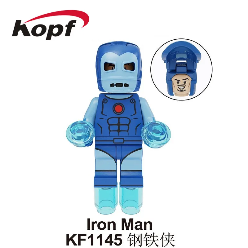 

Single Sale Building Blocks Super Heroes Avengers 4 Infinity War Bricks Iron Man Figures Model For Children Toys KF1145 KF1146