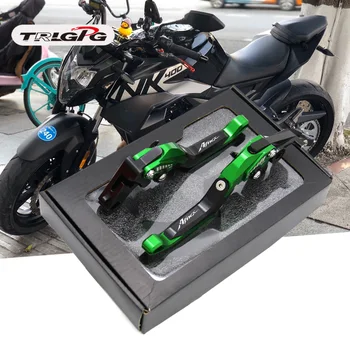 

High Quality Folding Levers FOR KAWASAKI NINJA250 NINJA300 NINJA 400 Z400 Z300 Z250 traceur CNC Adjustable Brake Clutch Levers