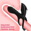 Vibrating Penis Ring Vibrator Delay Ejaculation Cock Ring Clitoris G Spot Stimulator Dildo Sex Toys For Man Couple Sex Products 1