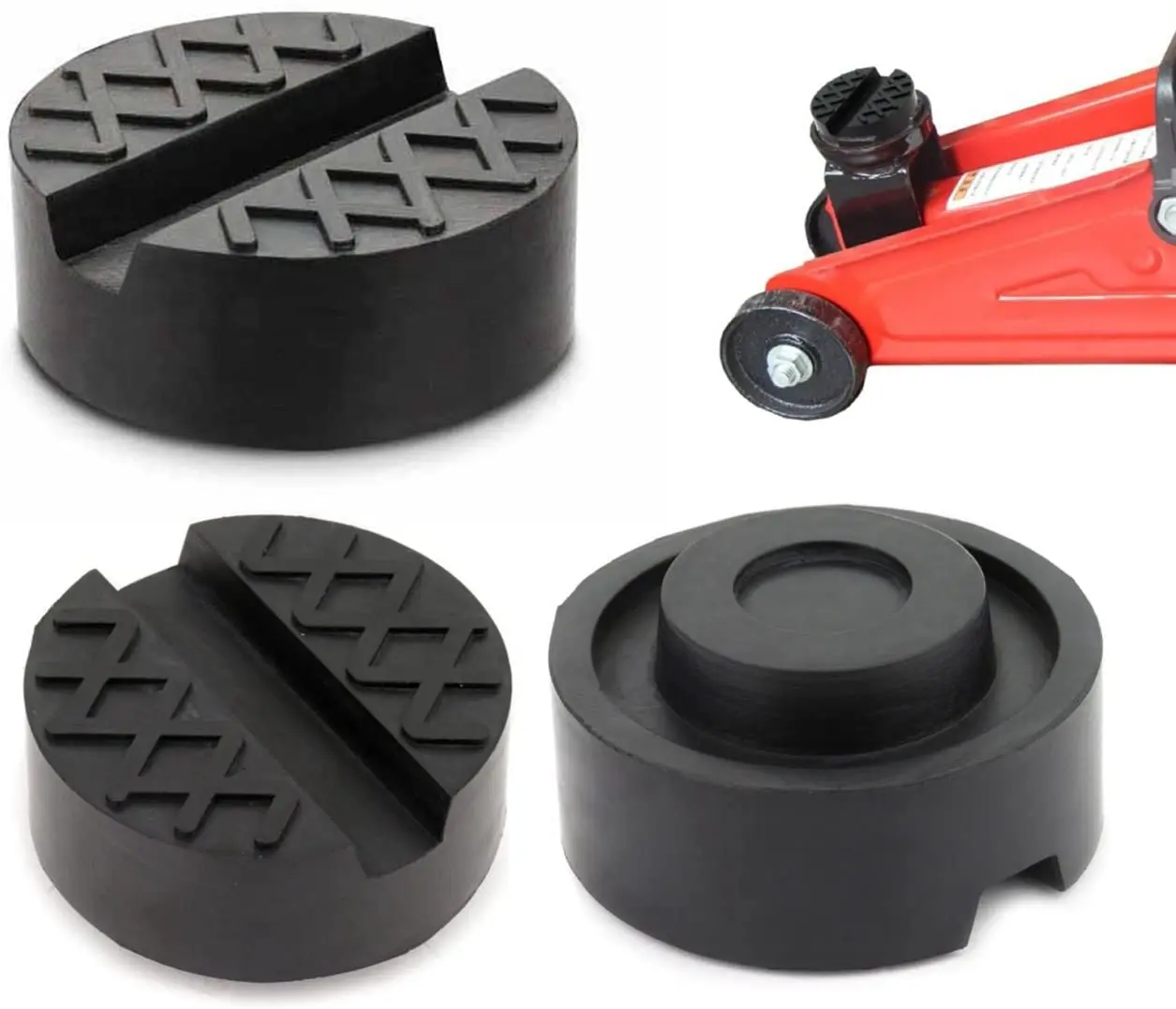 바닥 슬롯 형 자동차 잭 고무 패드 프레임 보호대 어댑터 Jacking Tool Pinch Weld Side Lifting Disk For Lexus Subaru Fiat Volvo