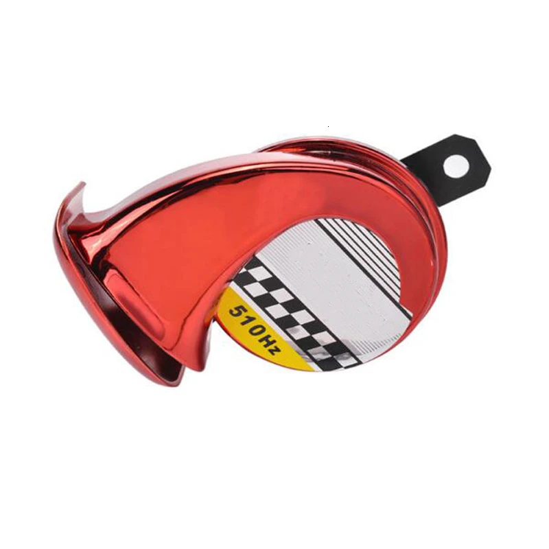  Universal 12V DC 130db Snail Air Motorcycle Horn Strong Alarm Suitable for Car Truck Motorcycle Wat