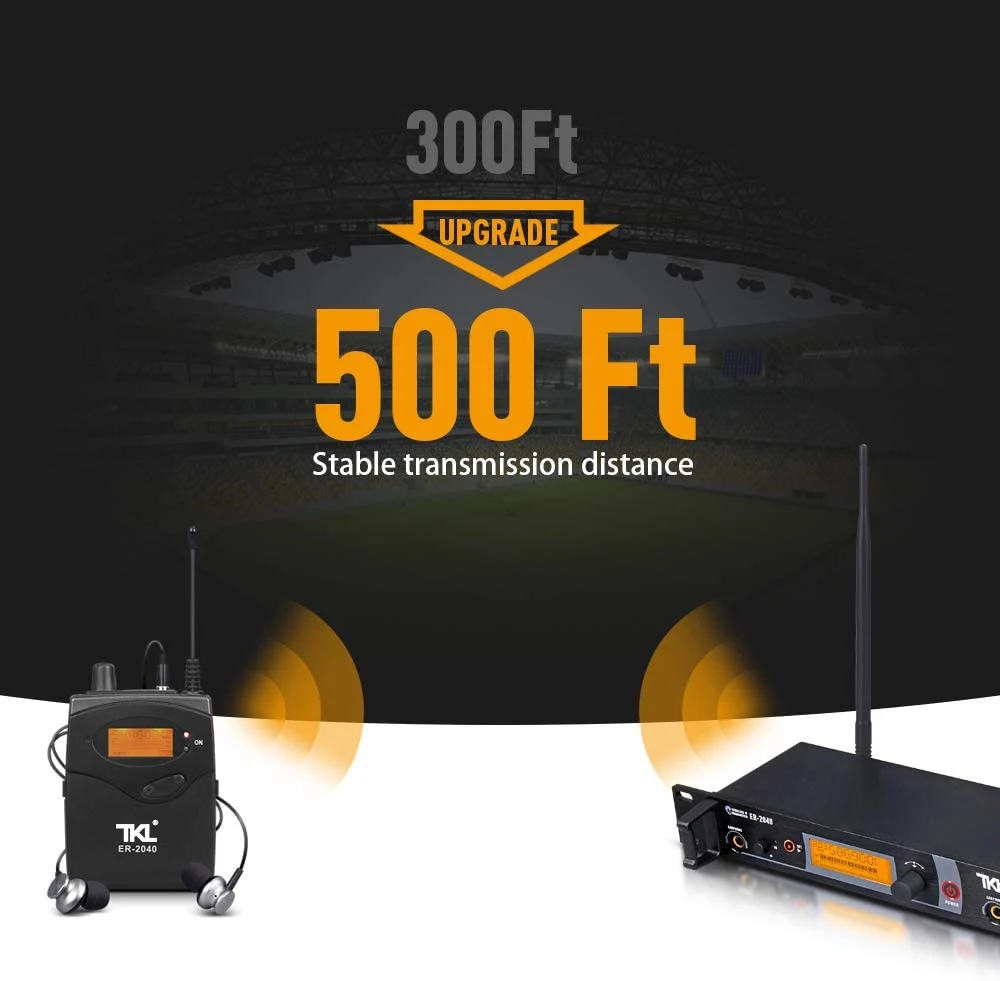 TKL ER 2040 профессиональный мониторинг в ухо истинное разнообразие UHF система