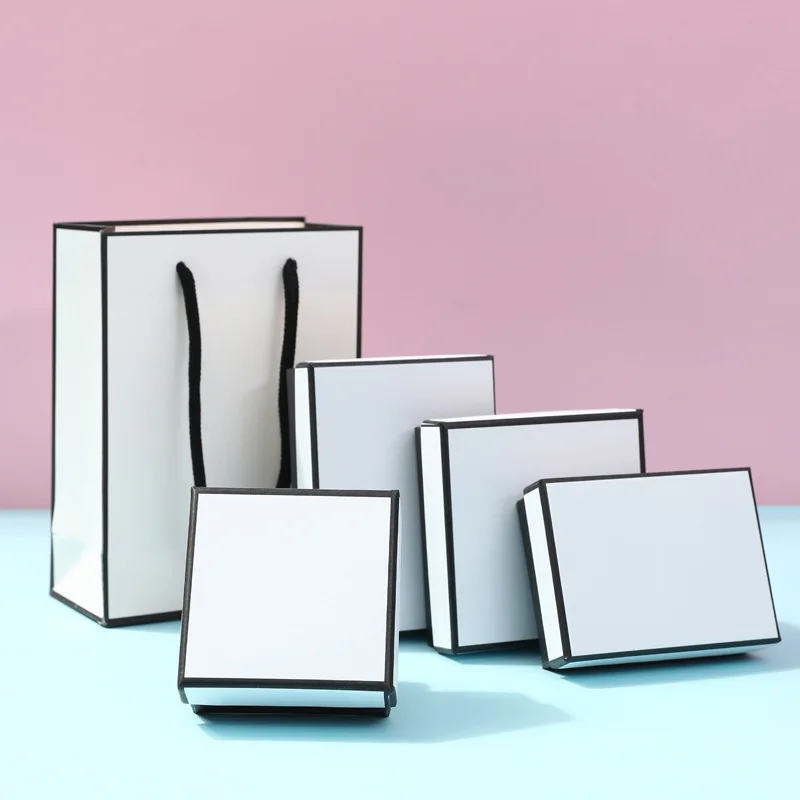 24pcs/Lot  Jewellery Box Exquisite Gift Box High Quality Ring Necklaces Bracelets Earrings Storage For Wedding Party Decoration