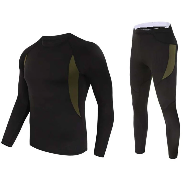  Men's Thermal Winter Fleece Tactical Underwear Uniforms Military Army Polartec Compression Underwea